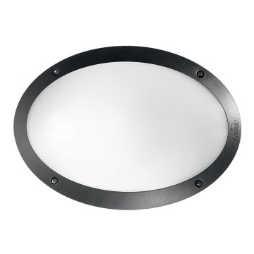Ideal Lux - Spoljašnja zidna lampa MADDI 1xE27/23W/230V IP66 crno