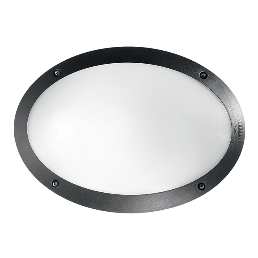 Ideal Lux - Spoljašnja zidna lampa MADDI 1xE27/23W/230V IP66 crno