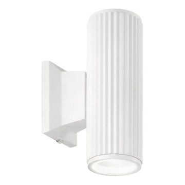 Ideal Lux - spoljašnja zidna svetiljka BASE 2xGU10/28W/230V IP44 bela