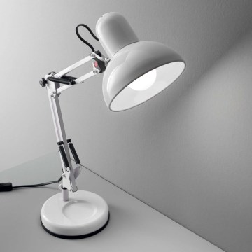 Ideal Lux - Stona lampa 1xE27/40W/230V bela