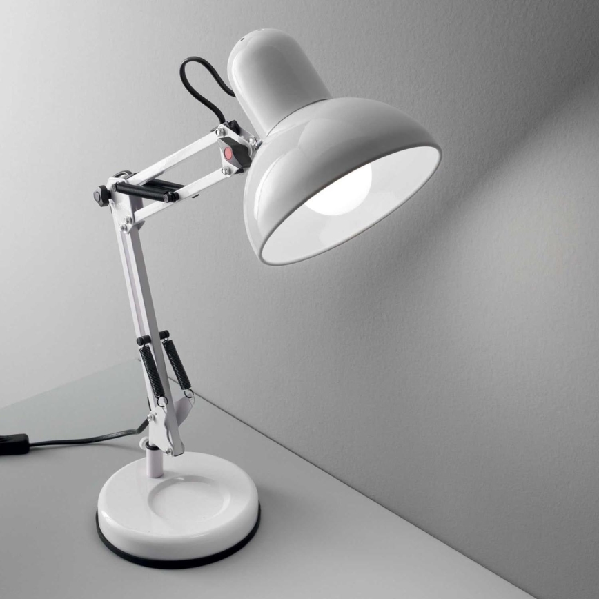 Ideal Lux - Stona lampa 1xE27/40W/230V bela