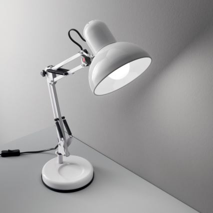 Ideal Lux - Stona lampa 1xE27/40W/230V bela