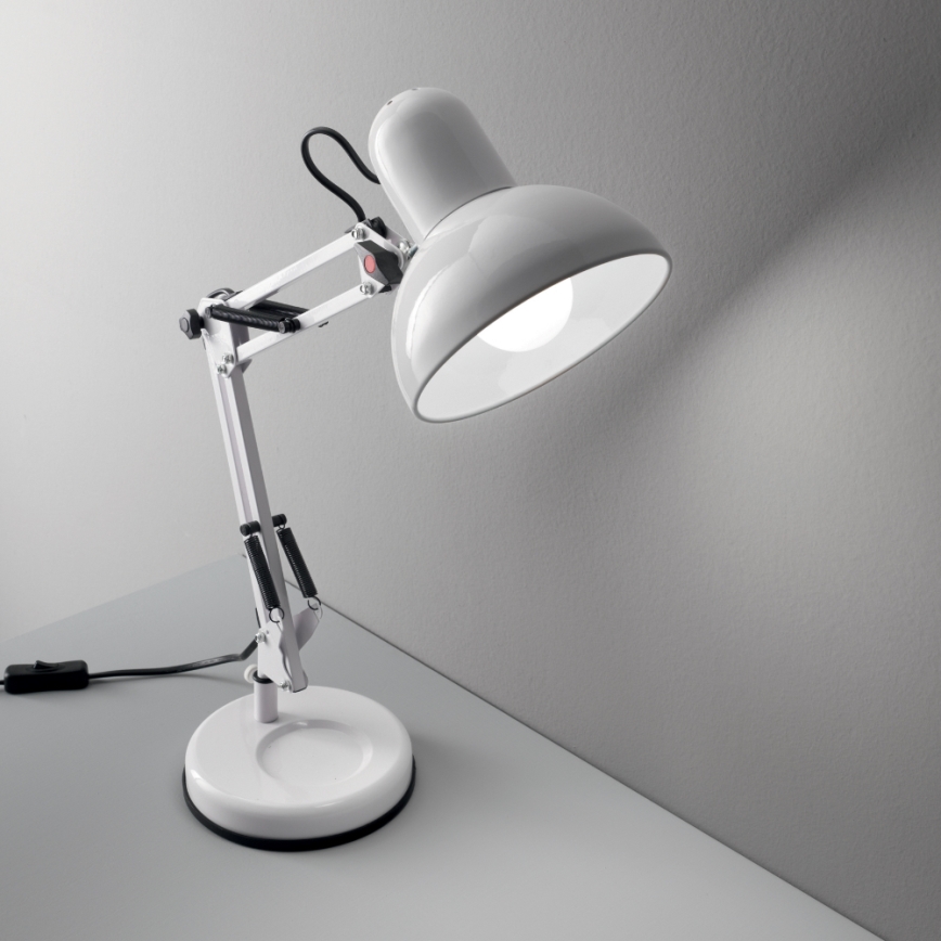 Ideal Lux - Stona lampa 1xE27/40W/230V bela