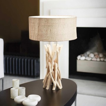 Ideal Lux - Stona lampa DRIFTWOOD 1xE27/60W/230V guava