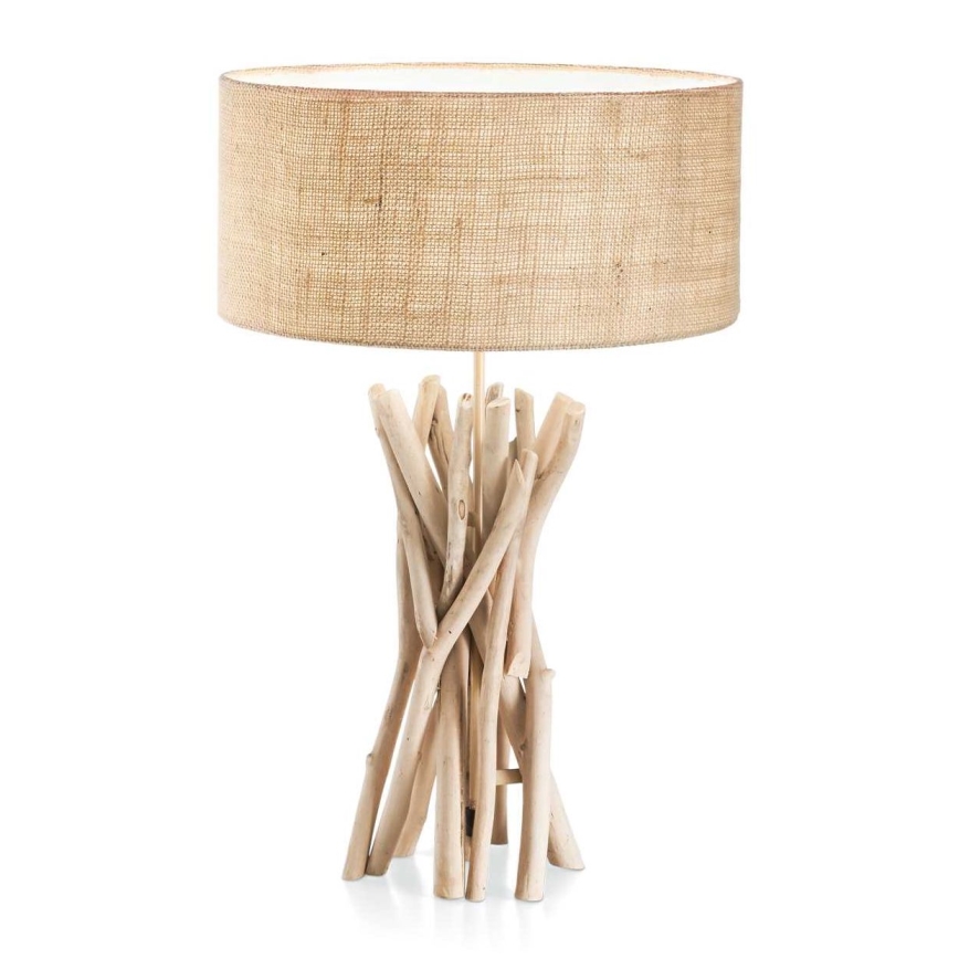 Ideal Lux - Stona lampa DRIFTWOOD 1xE27/60W/230V guava