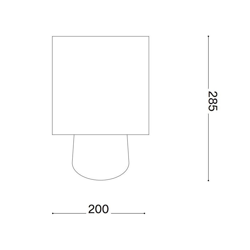 Ideal Lux - Stona lampa KALI 1xE14/40W/230V kremasta/bež