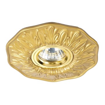 Ideal Lux - Ugradbena lampa 1xGU10/50W/230V zlatna