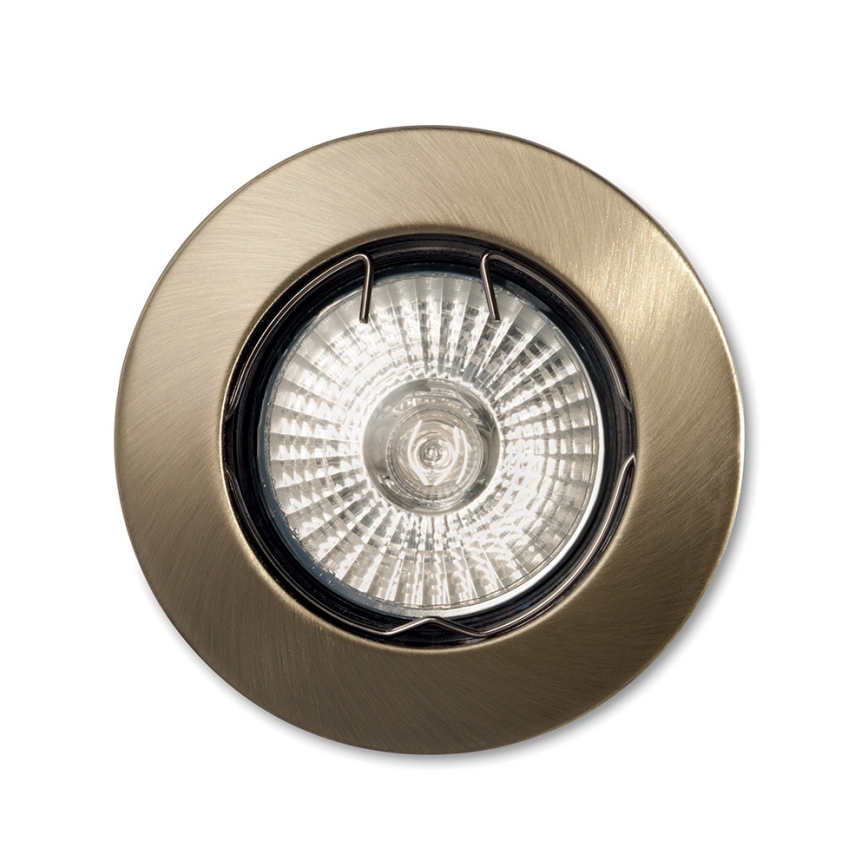 Ideal Lux - Ugradbena lampa JAZZ 1xGU10/50W/230V bronzana