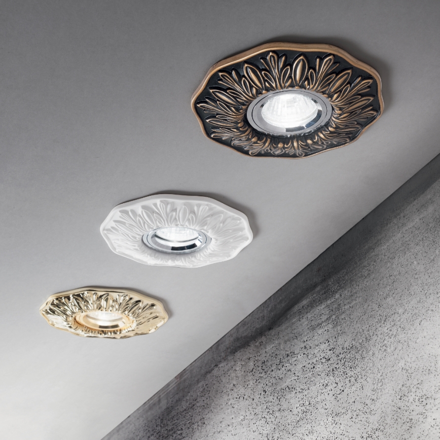 Ideal Lux - Ugradna lampa 1xGU10/50W/230V bela