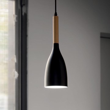 Ideal Lux - Viseća lampa 1xE14/40W/230V bukva