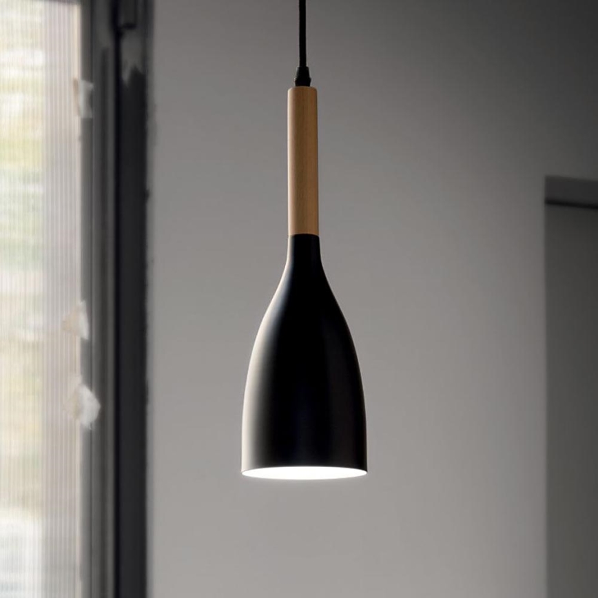 Ideal Lux - Viseća lampa 1xE14/40W/230V bukva