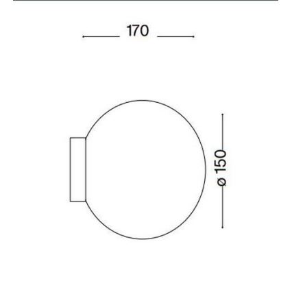 Ideal Lux - LED Zidna lampa 1xG9/15W/230V