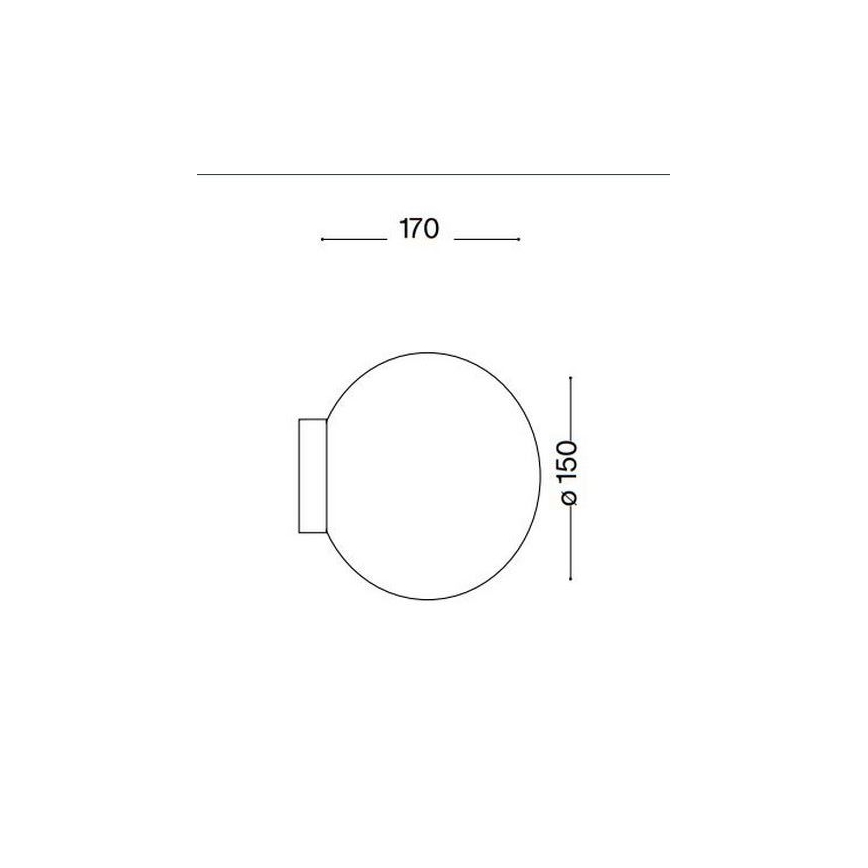 Ideal Lux - LED Zidna lampa 1xG9/15W/230V