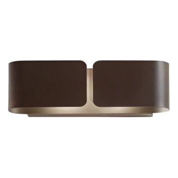 Ideal Lux - Zidna lampa CLIP 2xE27/6W/230V braon