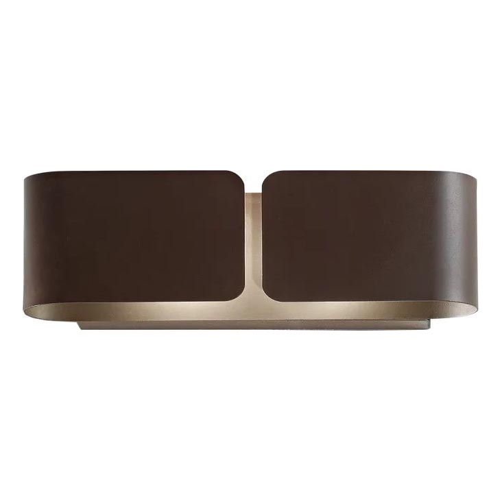Ideal Lux - Zidna lampa CLIP 2xE27/6W/230V braon