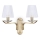 Ideal Lux - Zidna lampa PEGASO 2xE14/28W/230V zlatna