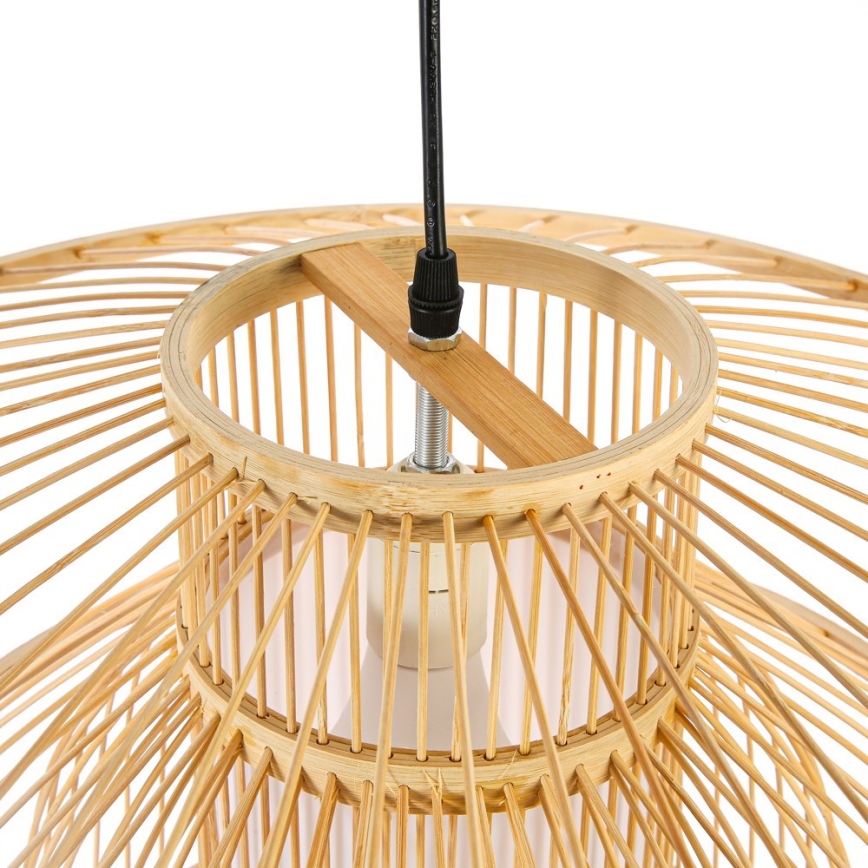 Luster na sajli PINCHOS 1xE27/40W/230V pr. 50 cm bambus