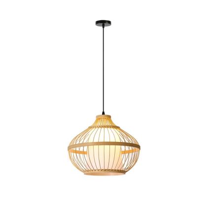 Luster na sajli PINCHOS 1xE27/40W/230V pr. 40 cm bambus