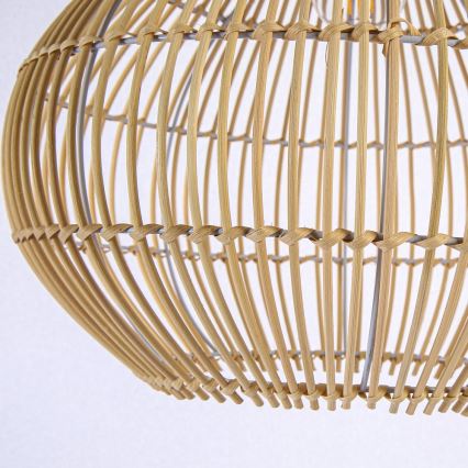 Luster na sajli PELO 1xE27/40W/230V pr. 40 cm ratan