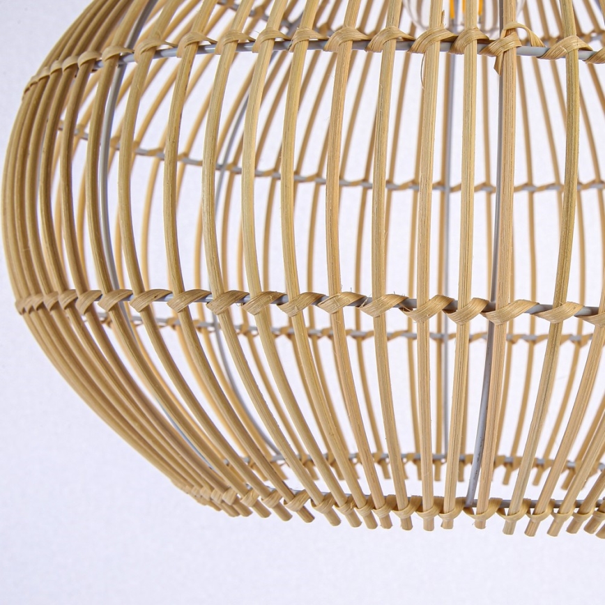 Luster na sajli PELO 1xE27/40W/230V pr. 40 cm ratan