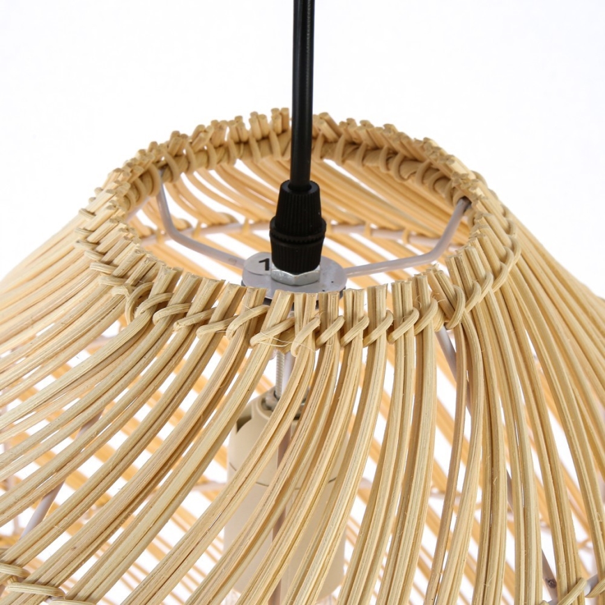Luster na sajli PELO 1xE27/40W/230V pr. 35 cm ratan
