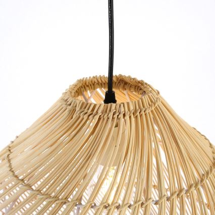 Luster na sajli PELO 1xE27/40W/230V pr. 40 cm ratan