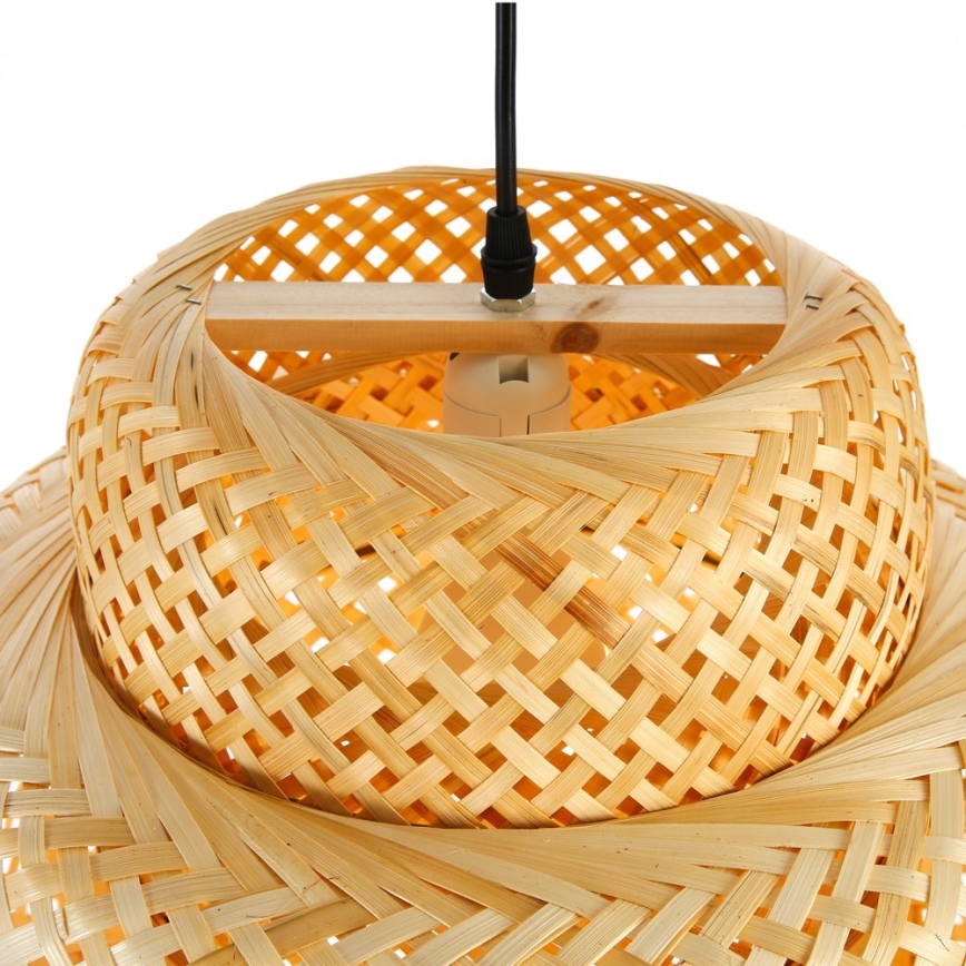 Luster na sajli HILO 1xE27/40W/230V pr. 47 cm bambus