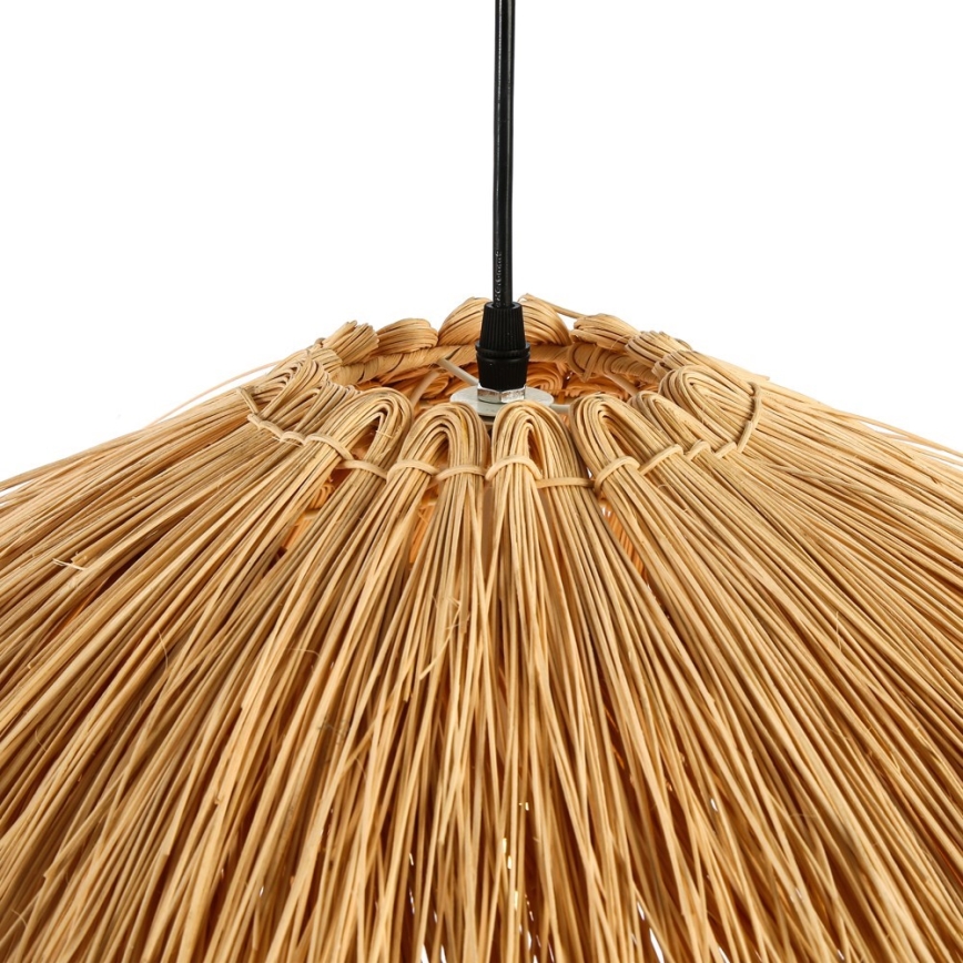 Luster na sajli NATURALEZA 1xE27/40W/230V pr. 55 cm ratan