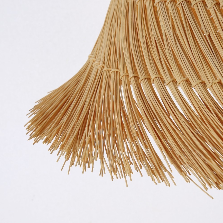 Luster na sajli NATURALEZA 1xE27/40W/230V pr. 45 cm ratan