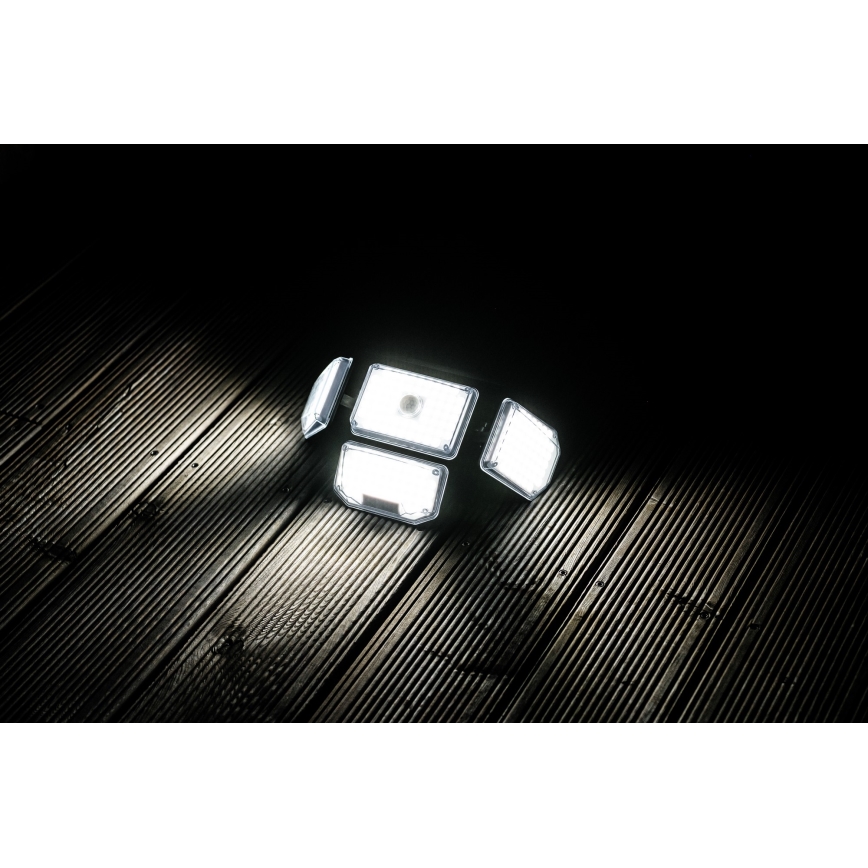 LED Solarna zidna lampa sa senzorom LED/5W/5,5V IP65 2400 mAh