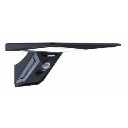 LED Solarna zidna lampa sa senzorom LED/2,6W/5,5V IP65 1800 mAh crno