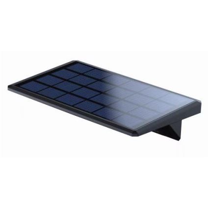 LED Solarna zidna lampa sa senzorom LED/2,6W/5,5V IP65 1800 mAh crno