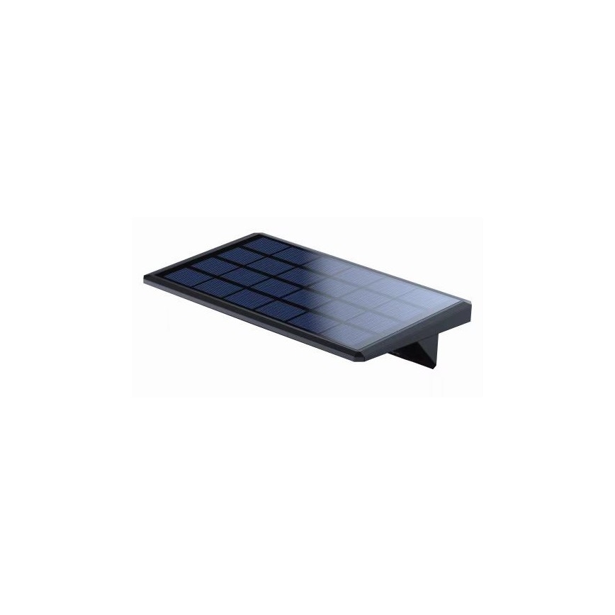 LED Solarna zidna lampa sa senzorom LED/2,6W/5,5V IP65 1800 mAh crno