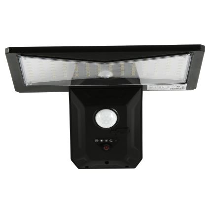 LED Solarna zidna lampa sa senzorom LED/2,6W/5,5V IP65 1800 mAh crno