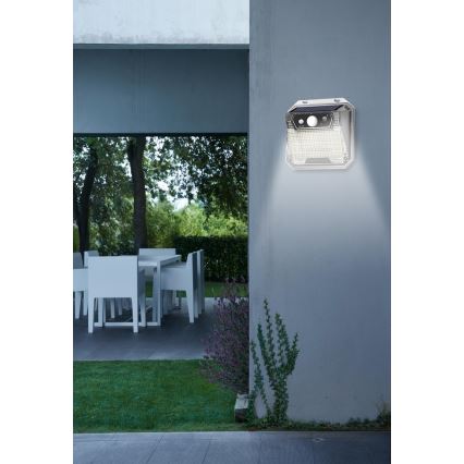 LED Solarna zidna lampa sa senzorom LED/3W/5,5V IP65 1200 mAh