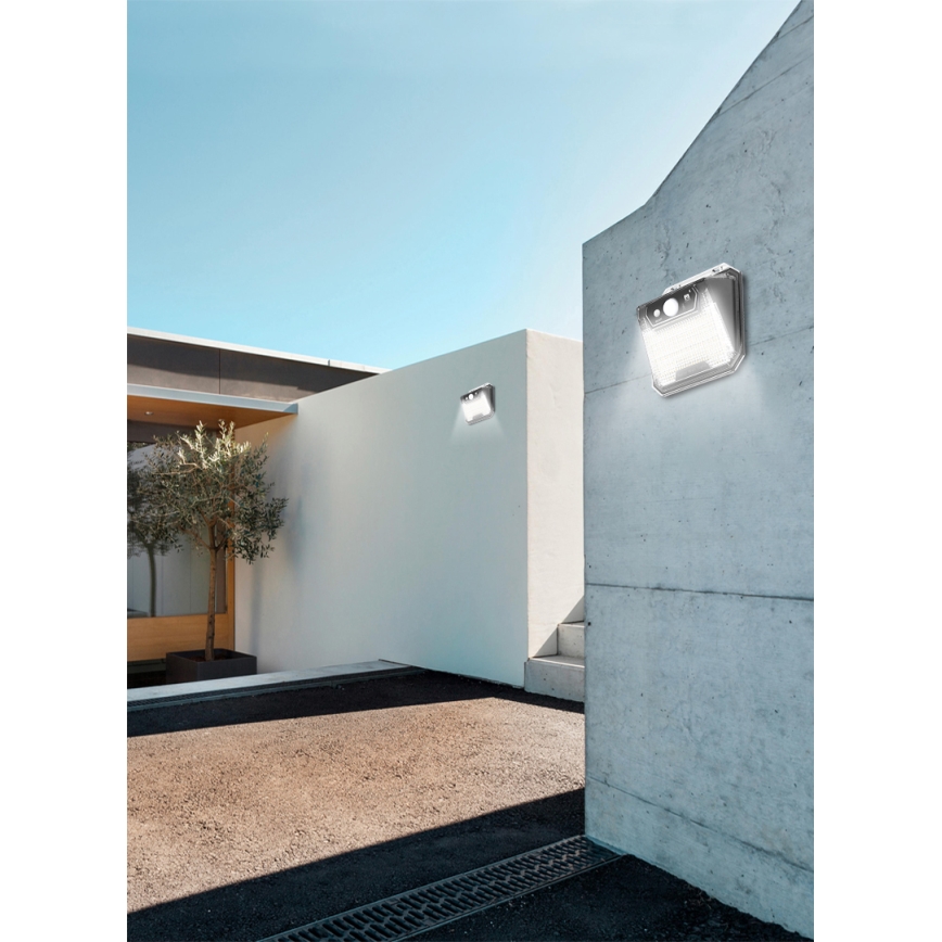 LED Solarna zidna lampa sa senzorom LED/3W/5,5V IP65 1200 mAh