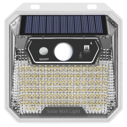 LED Solarna zidna lampa sa senzorom LED/3W/5,5V IP65 1200 mAh