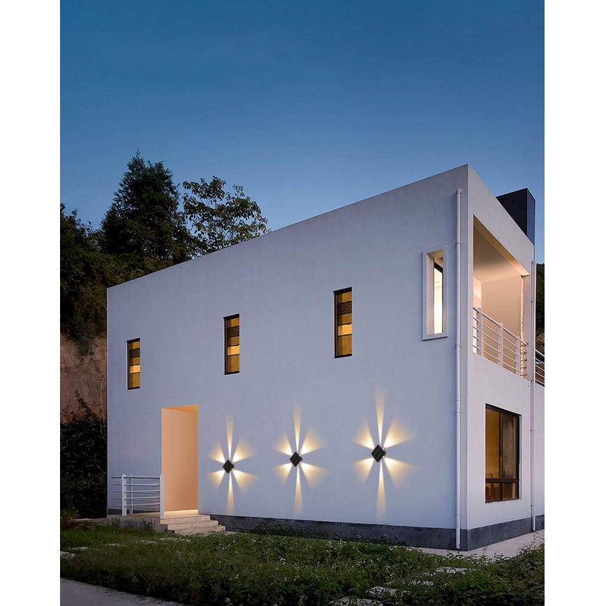 LED Solarna zidna lampa sa senzorom LED/2W/5V IP54 1300 mAh