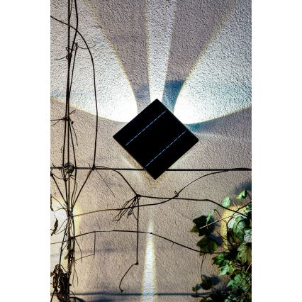 LED Solarna zidna lampa sa senzorom LED/2W/5V IP54 1300 mAh