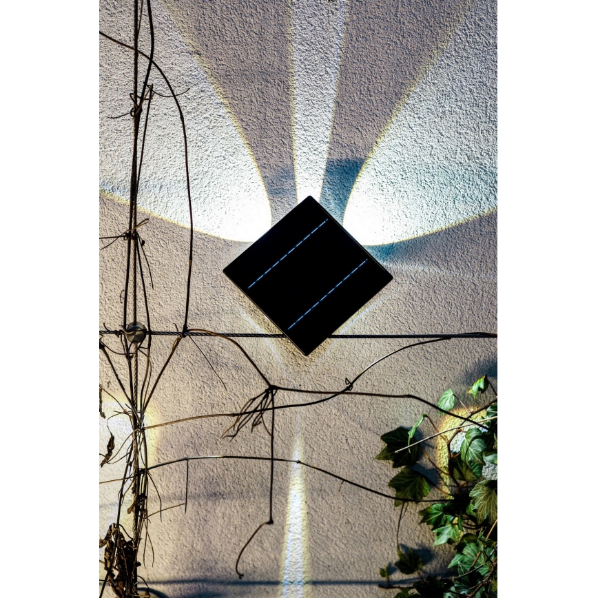 LED Solarna zidna lampa sa senzorom LED/2W/5V IP54 1300 mAh