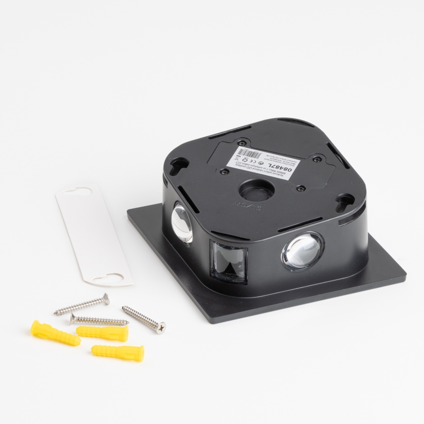 LED Solarna zidna lampa sa senzorom LED/2W/5V IP54 1300 mAh
