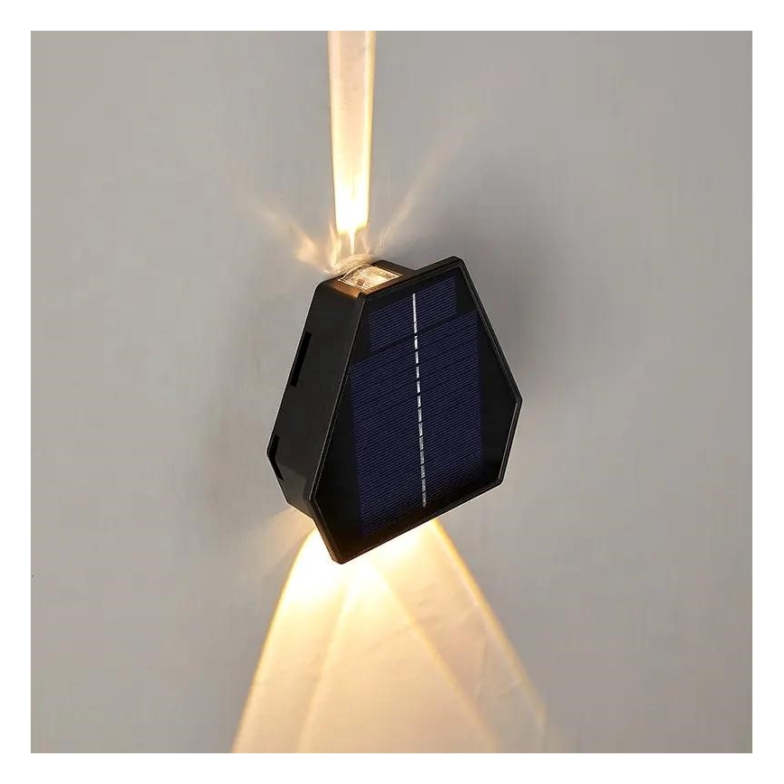 LED Solarna zidna lampa sa senzorom LED/2W/5V IP54 1300 mAh