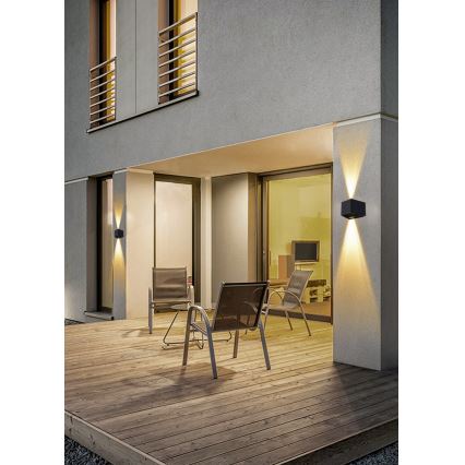 LED Solarna zidna lampa sa senzorom LED/2W/5V IP54 1300 mAh