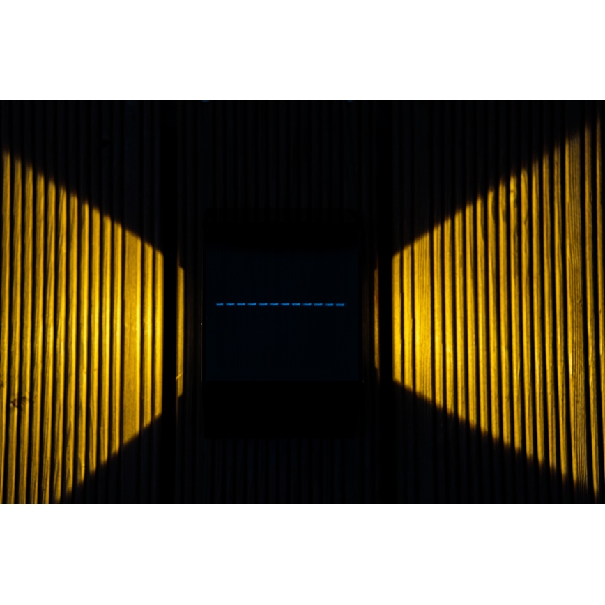LED Solarna zidna lampa sa senzorom LED/2W/5V IP54 1300 mAh