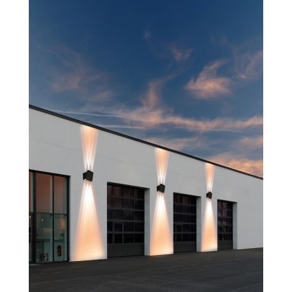 LED Solarna zidna lampa sa senzorom LED/2W/5V IP54 1300 mAh