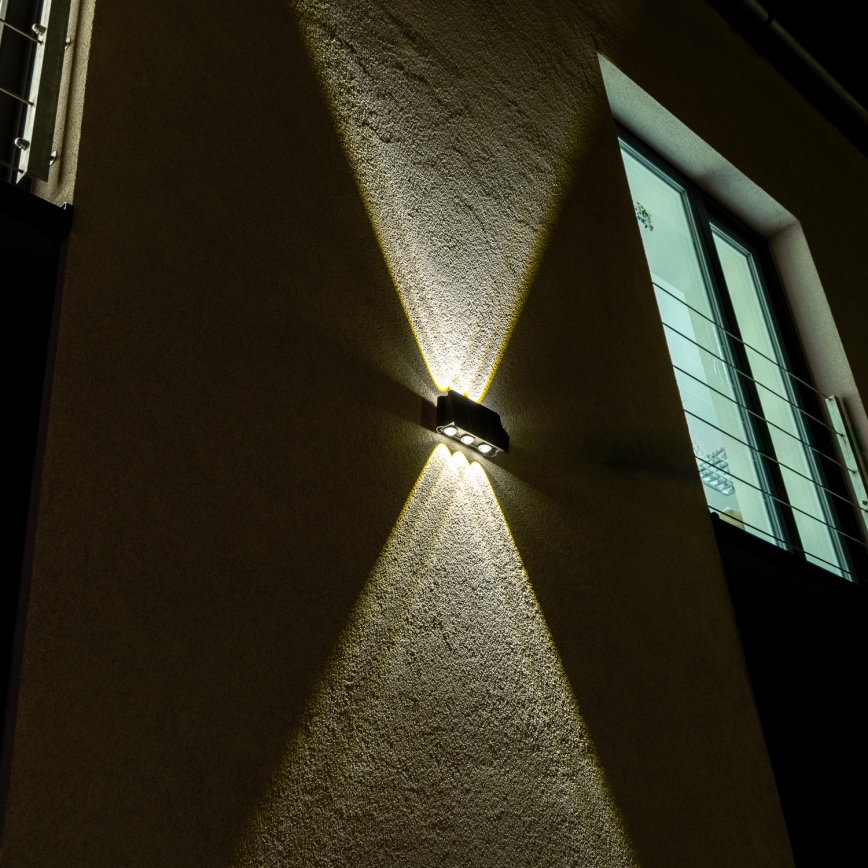 LED Solarna zidna lampa sa senzorom LED/2W/5V IP54 1300 mAh
