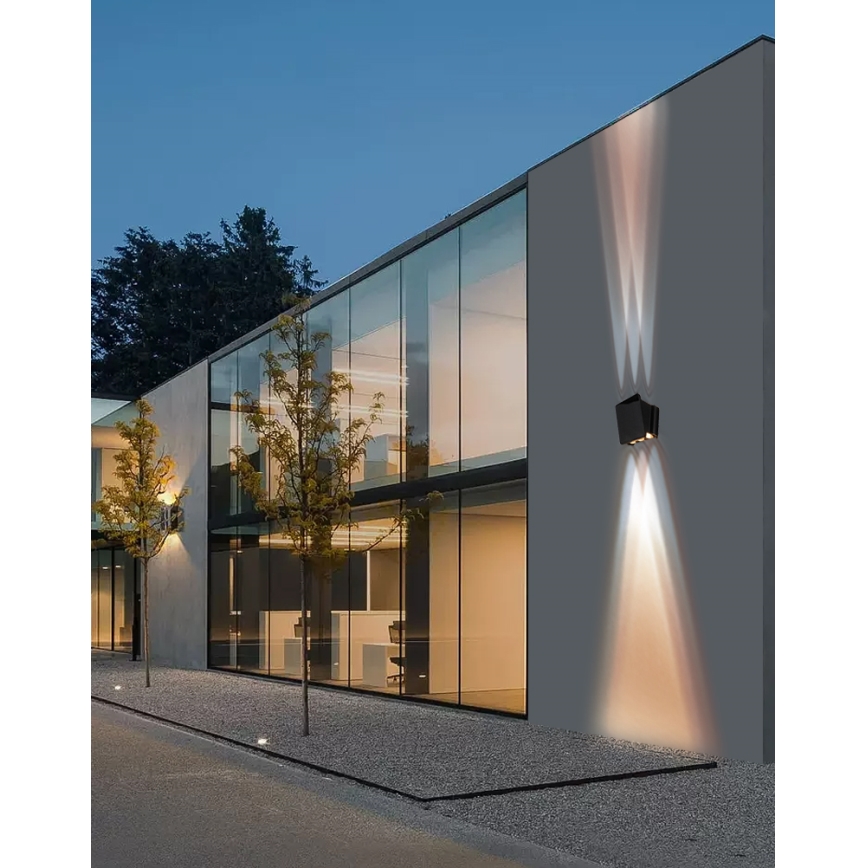 Solarno LED zidno svetlo sa senzorom, 2W/5V, IP54, 1300 mAh