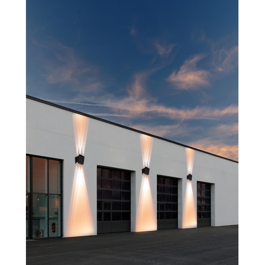 Solarno LED zidno svetlo sa senzorom, 2W/5V, IP54, 1300 mAh