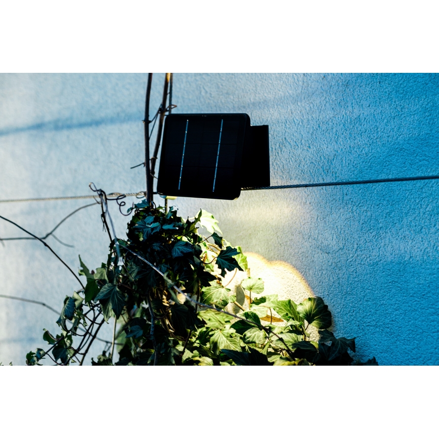 Solarno LED zidno svetlo sa senzorom, 2W/5V, IP54, 1300 mAh