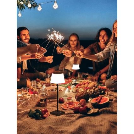 LED prigušiva spoljašnja solarna lampa sa senzorom LED/4W/5V IP44 3600 mAh